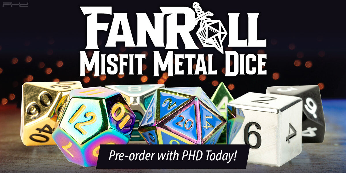 Misfit Metal Dice — FanRoll by Metallic Dice Games