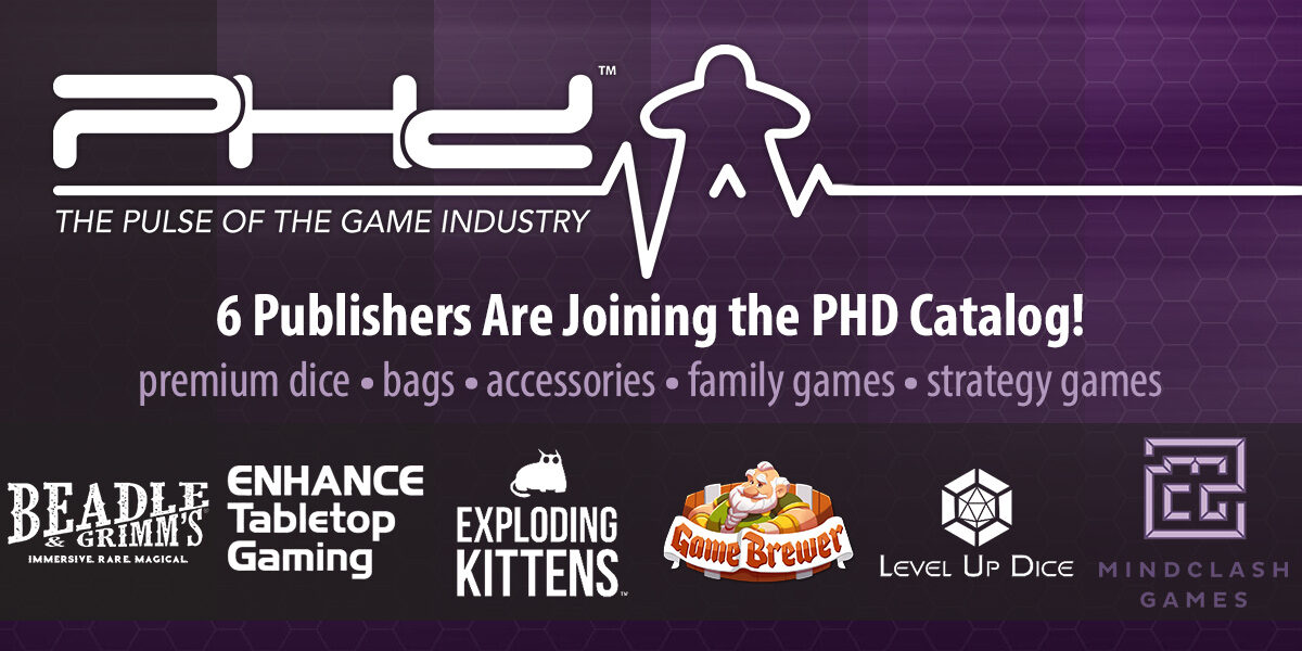 6 Publishers Are Joining the PHD Catalog!