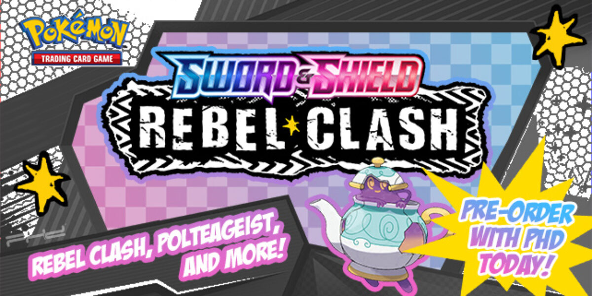 Sword & Shield: Rebel Clash, Polteageist V Box, and More — Pokémon