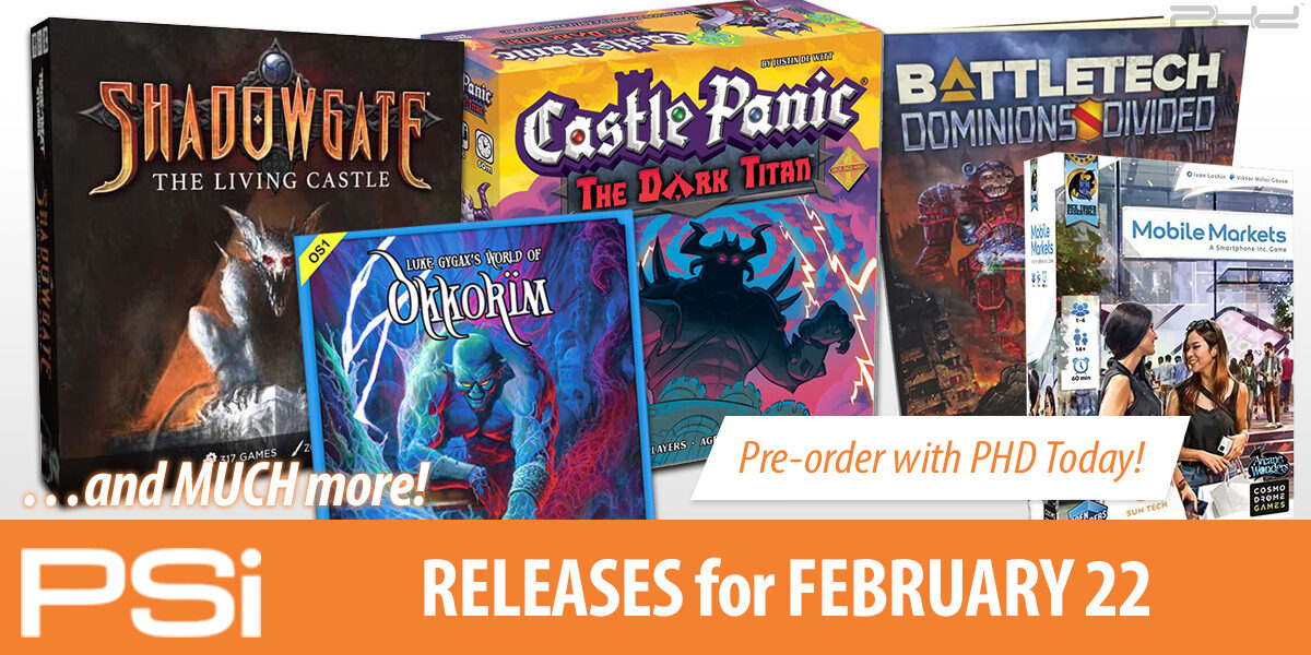 PSI February 22 Releases