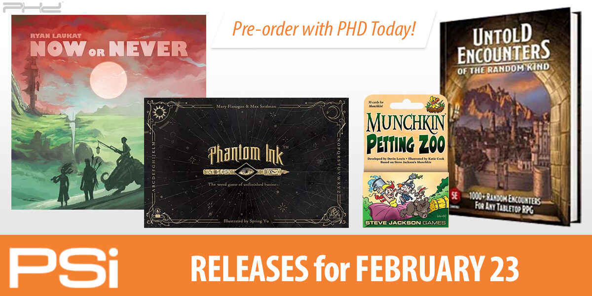 PSI February 23 Releases