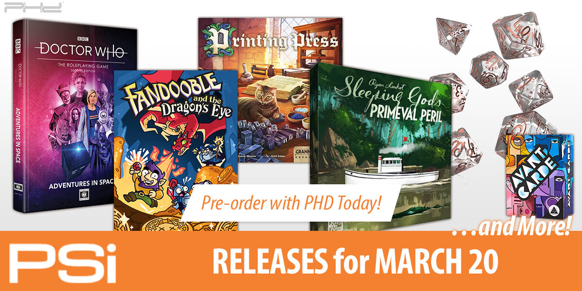 PSI March 20 Releases