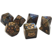 Kitten Polyhedral Dice Set: Brown