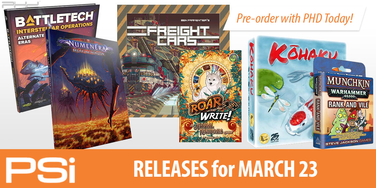 PSI March 23 Releases