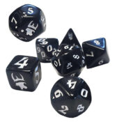 Munchkin Polyhedral Dice Set: Black/White