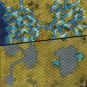 BattleTech: Battle Mat- Savannah- River Delta • CAT35801B