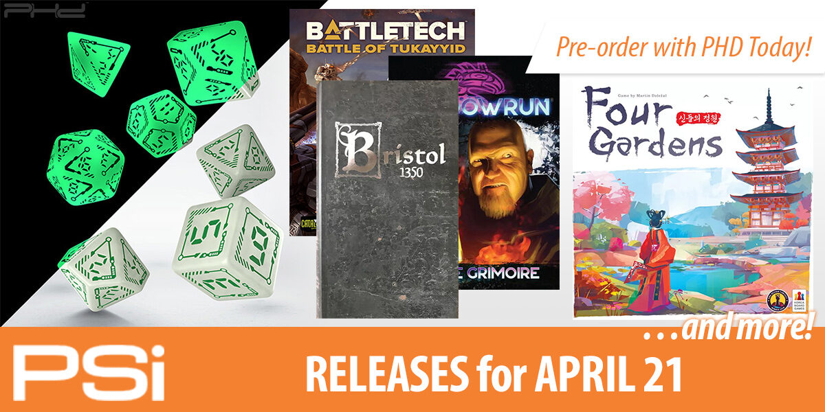 PSI April 21 Releases