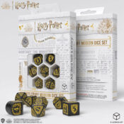 Harry Potter Hufflepuff Modern Dice, Black