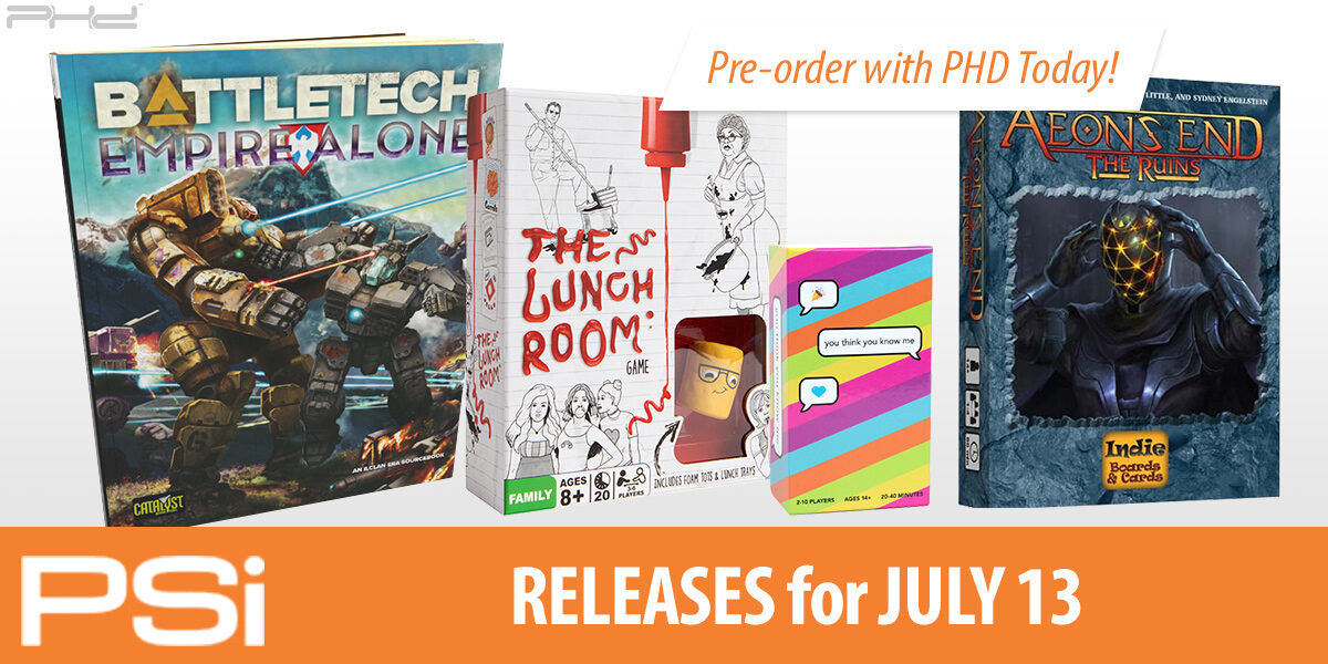 PSI July 13 Releases