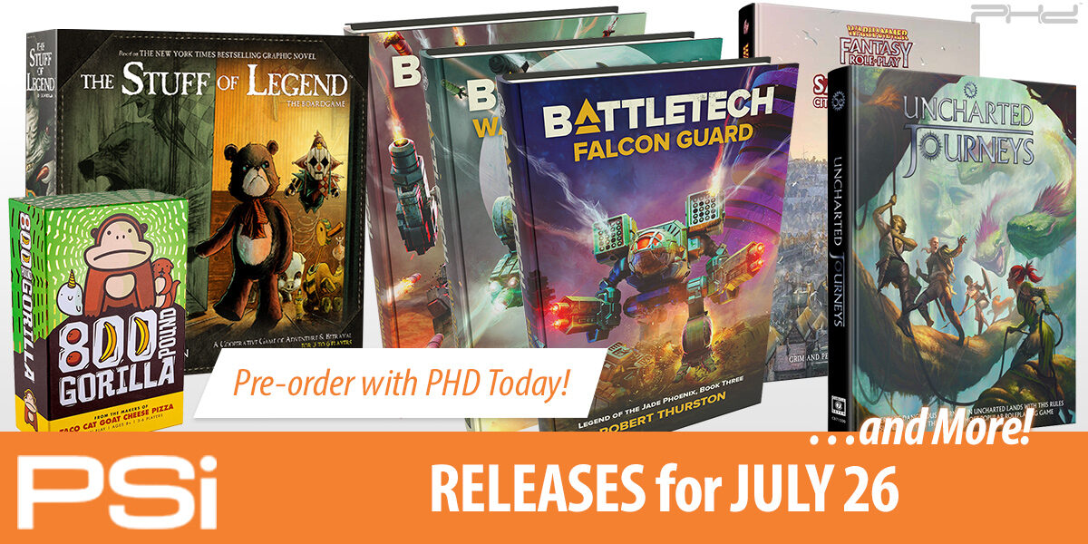PSI July 26 Releases
