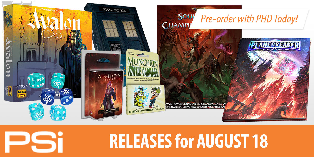 PSI August 18 Releases