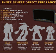 BattleTech: Inner Sphere Direct Fire Lance