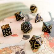 Japanese Dice Set: Deep Night Firefly photo 1