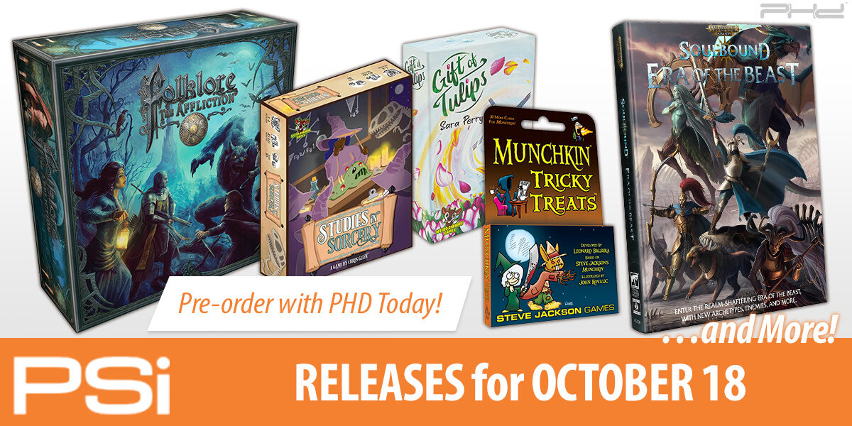 PSI October 18 Releases