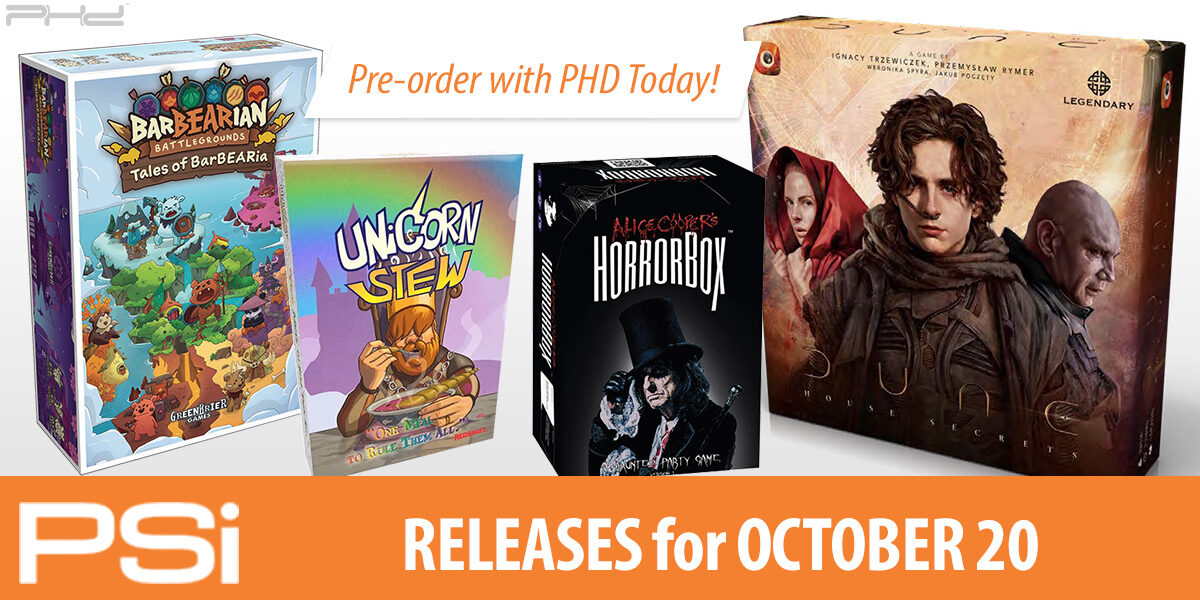 PSI October 20 Releases