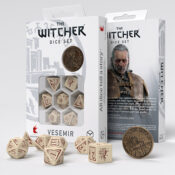 7-Die Set The Witcher: Vesemir, The Old Wolf box