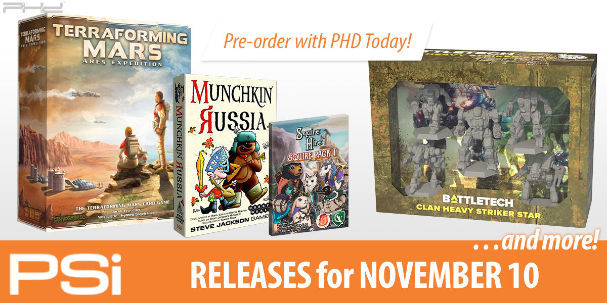 PSI November 10 Releases