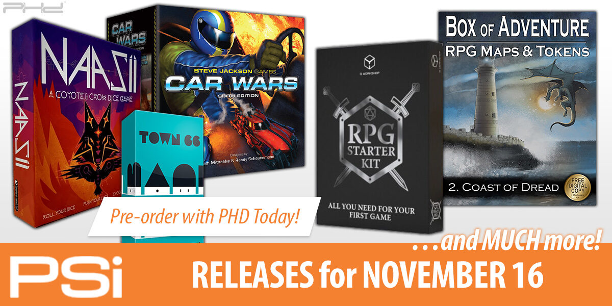 PSI November 16 Releases