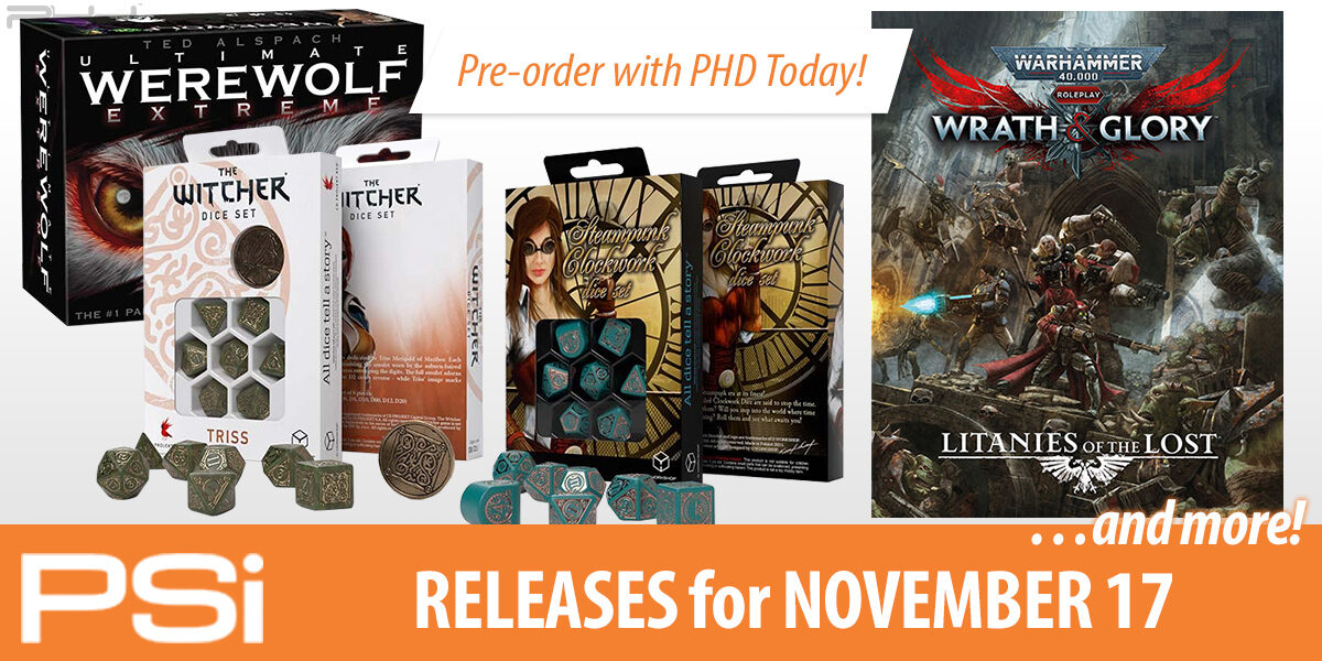 PSI November 17 Releases