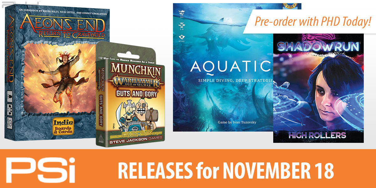 PSI November 18 Releases