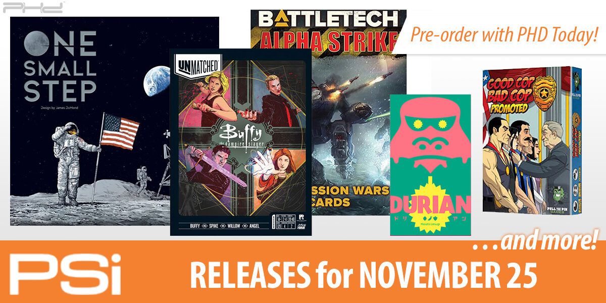 PSI November 25 Releases