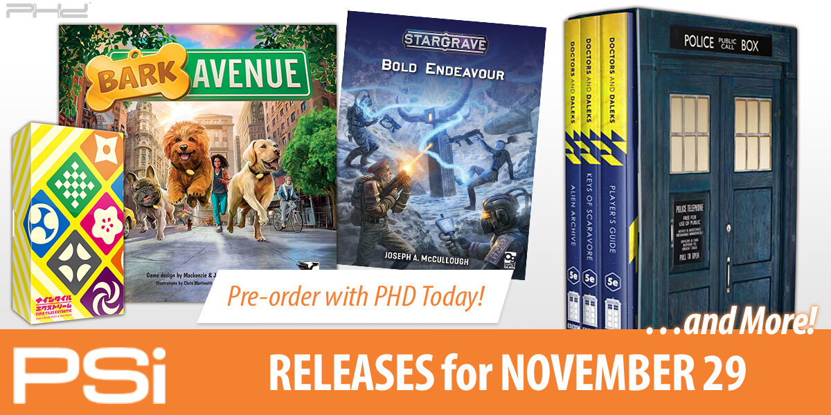 PSI November 29 Releases