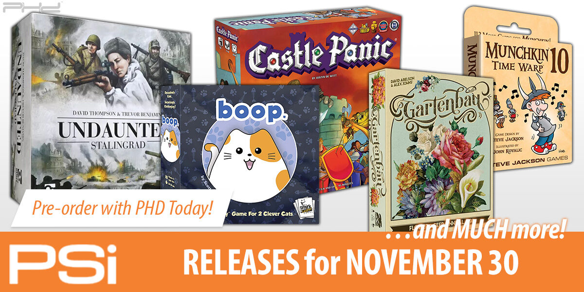 PSI November 30 Releases
