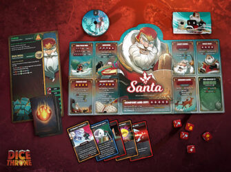 Dice Throne: Santa vs. Krampus — Santa components