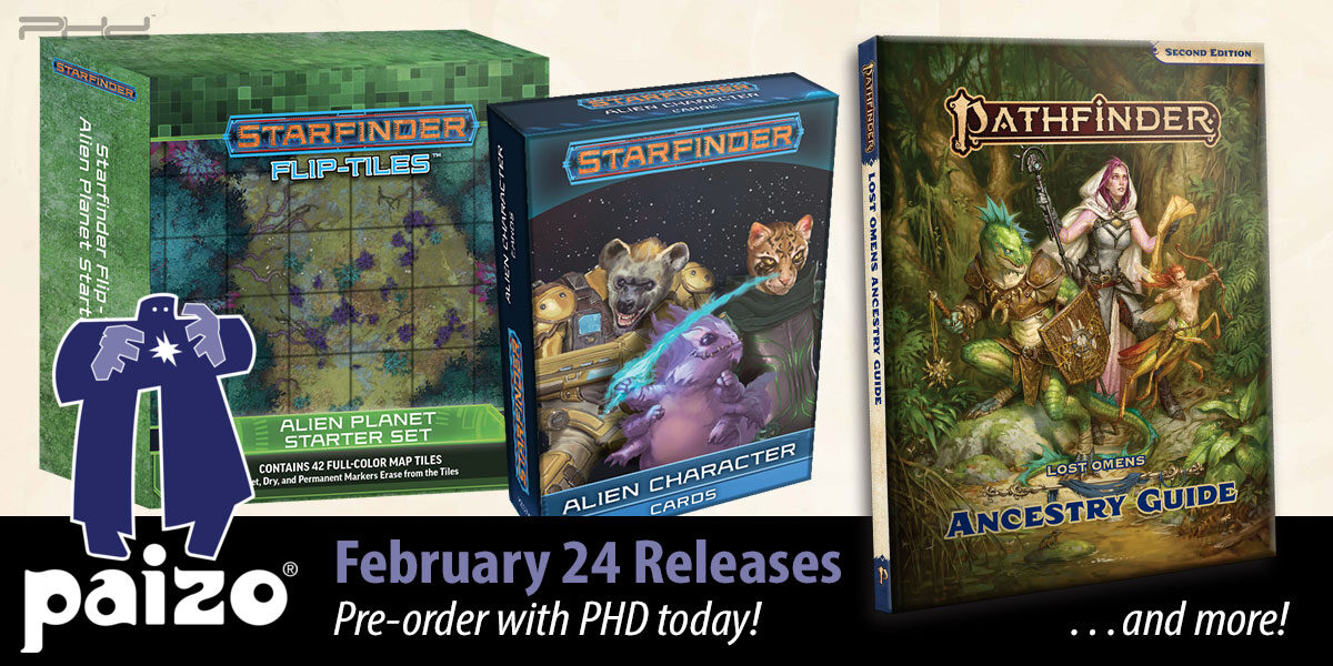 Pathfinder & Starfinder February Releases — Paizo