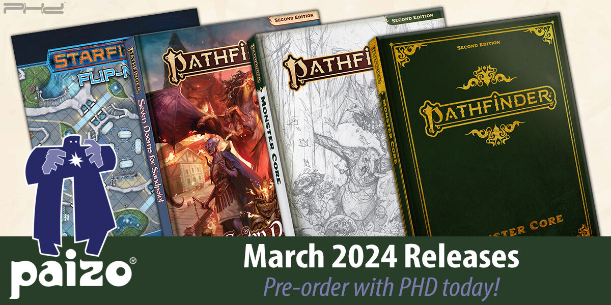 Pathfinder RPG: Pathfinder Monster Core, Seven Dooms for Sandpoint, & More — Paizo