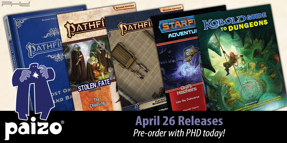 Pathfinder Lost Omens: Grand Bazaar Special Edition, Kobold Guide to Dungeons, & More — Paizo