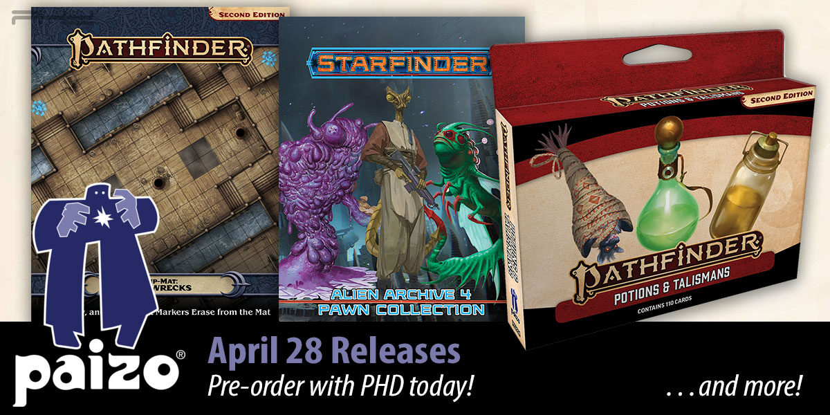 Pathfinder & Starfinder April Releases — Paizo