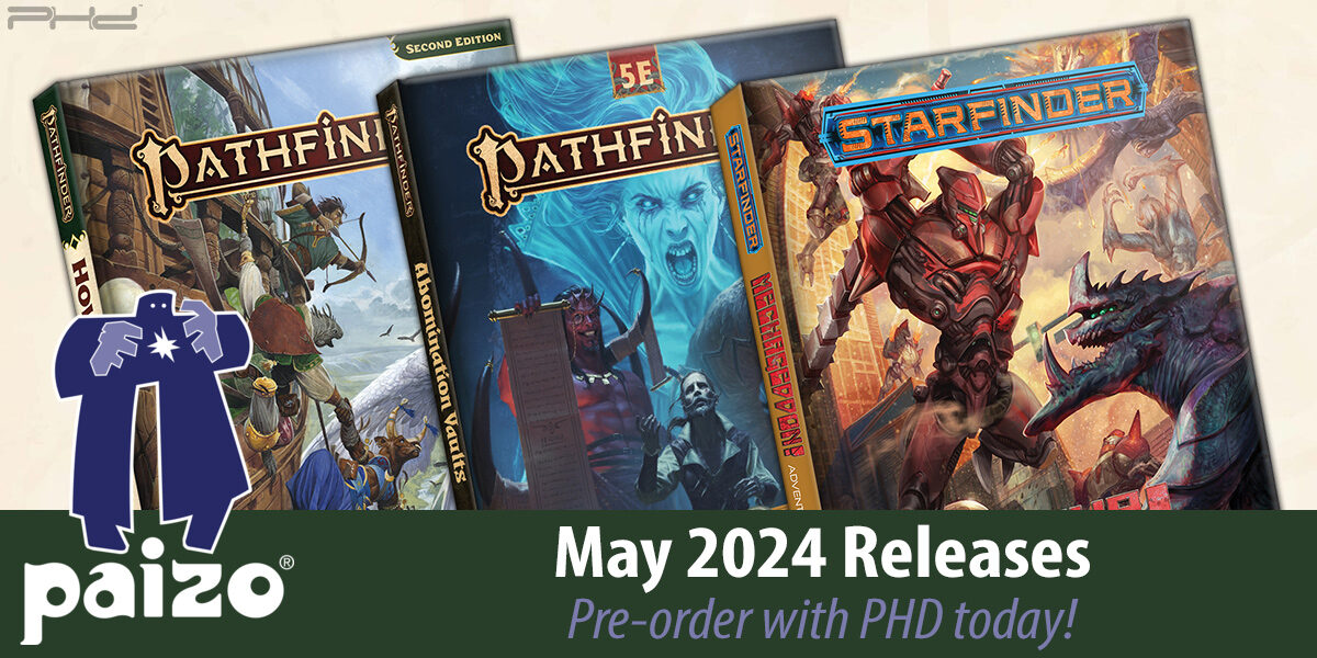 Pathfinder: Howl of the Wild, Starfinder: Mechageddon!, & More — Paizo