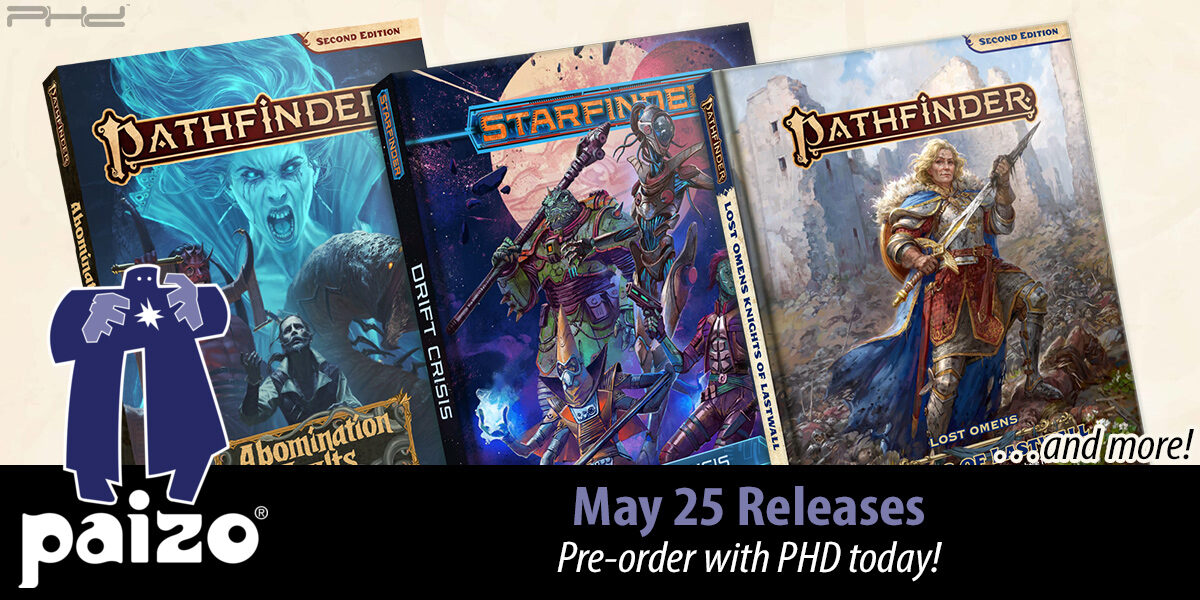 Pathfinder: Abomination Vaults, Starfinder: Drift Crisis, and More — Paizo