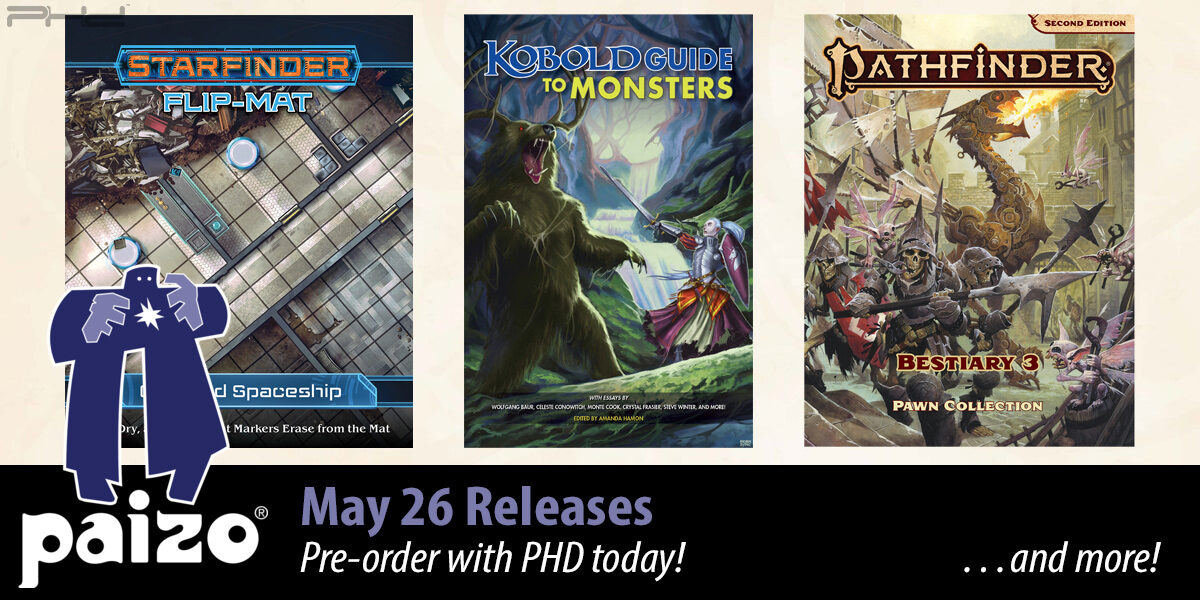 Pathfinder & Starfinder May Releases — Paizo