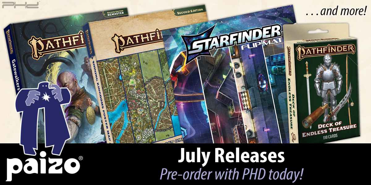 Pathfinder & Starfinder July Releases — Paizo