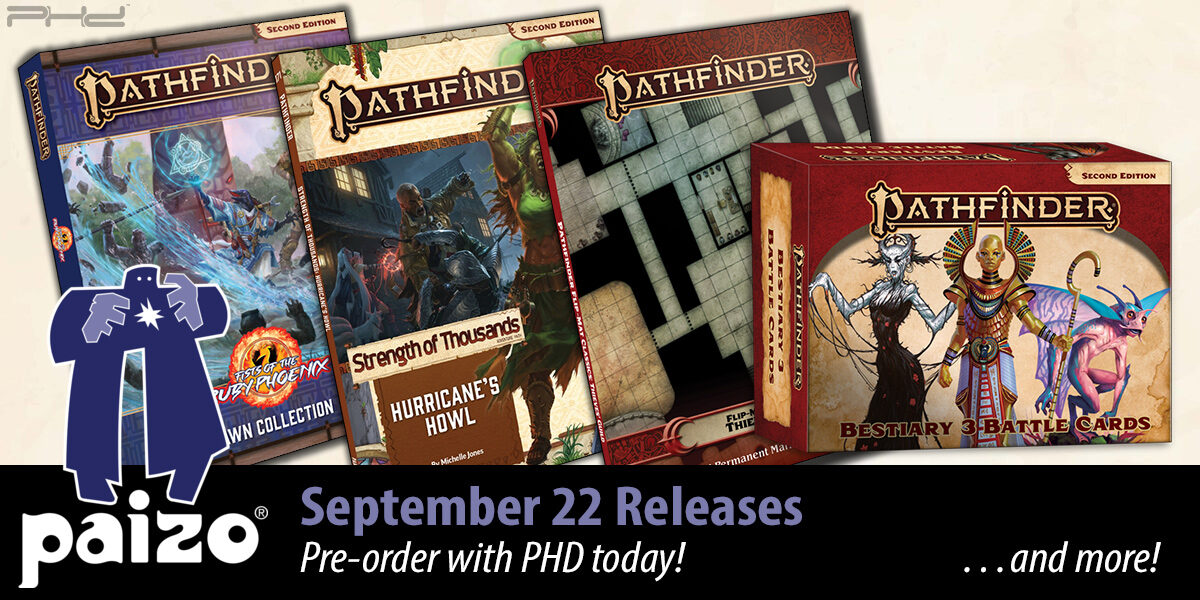 Pathfinder: Bestiary 3 Battle Cards, Space Colony Flip-Mat, & More — Paizo