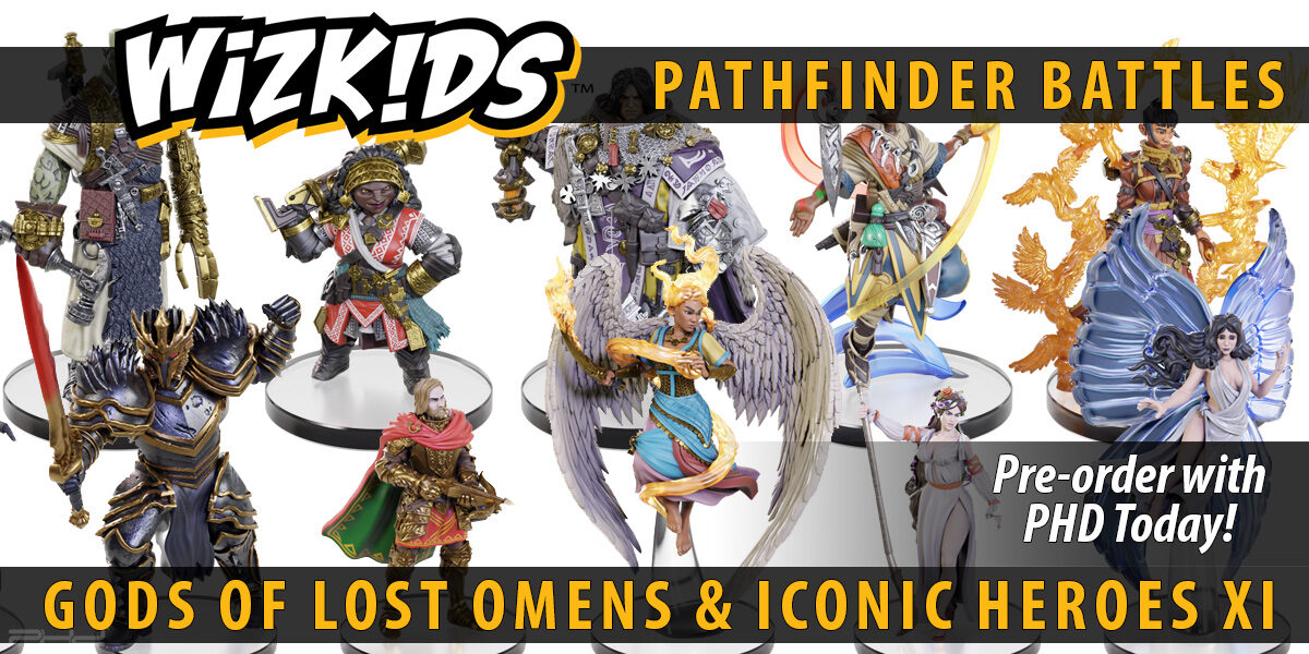 Pathfinder Battles: Gods of Lost Omens & Iconic Heroes XI Boxed Sets — WizKids
