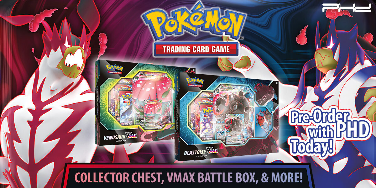 Pokémon: Venusaur & Blastoise VMAX Battle Box and More!