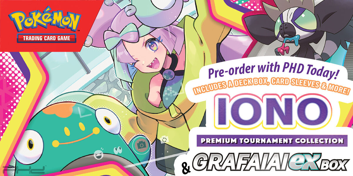 Pokémon TCG: Grafaiai ex Box & Iono Premium Tournament Collection