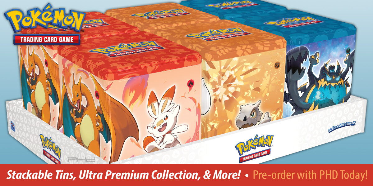 Pokémon TCG Stacking Tin, Ultra-Premium Collection, & Hisuian Zoroark VSTAR Premium Collection