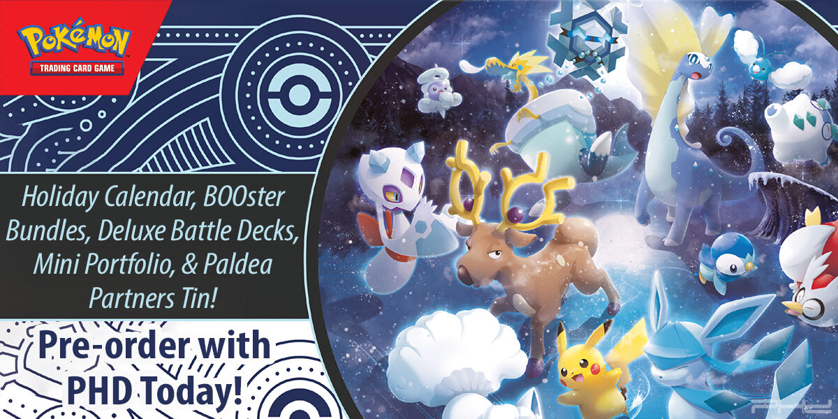 Pokémon TCG Holiday Calendar 2023, Paldea Partners Tin, & More!
