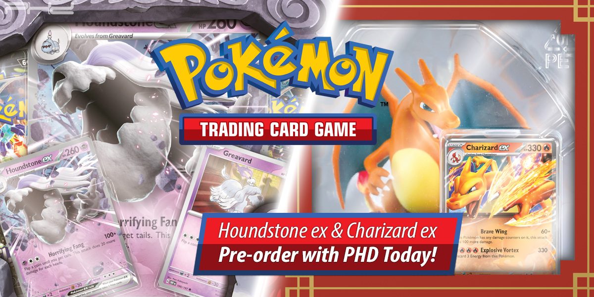 Pokémon TCG: Houndstone ex Box & Charizard ex Super-Premium Collection