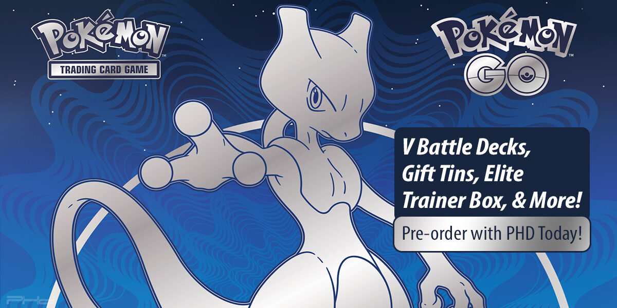 Pokemon Go Mewtwo V / Melmetal V Battle Deck Set of 2