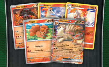 Pokémon TCG: Ninetales ex Deluxe Battle Deck sample cards