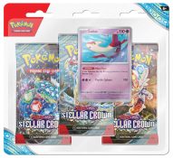 Pokemon TCG: Scarlet & Violet 07 Stellar Crown- 3-Booster Blister, Latias