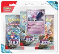 Pokemon TCG: Scarlet & Violet 07 Stellar Crown- 3-Booster Blister, Tinkaton
