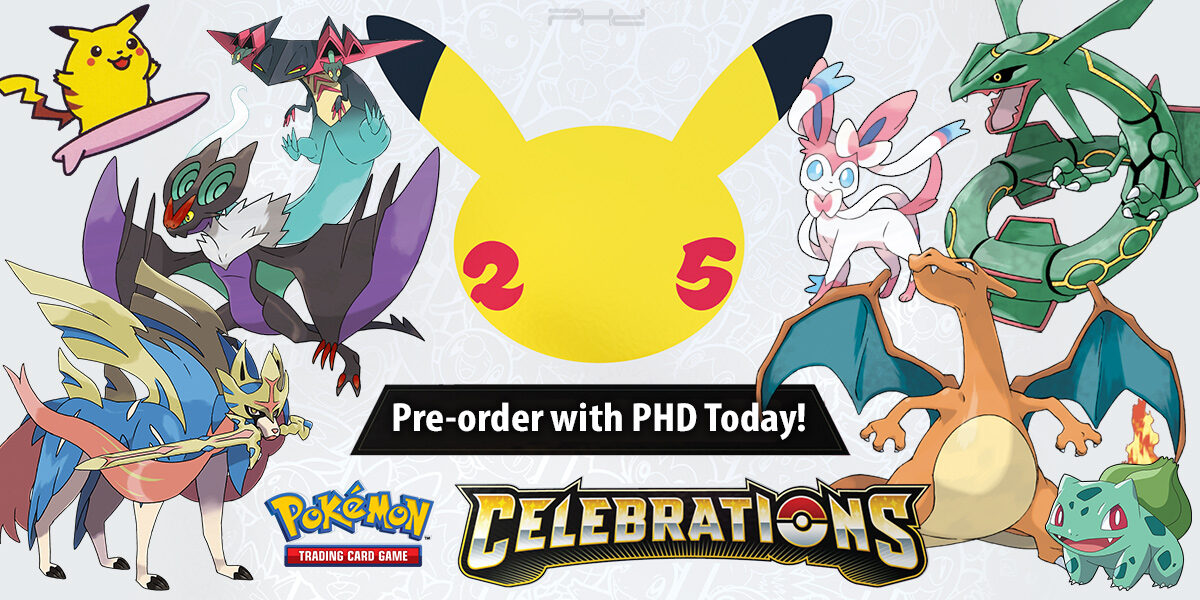 Pokémon Celebrations, Kanto First Partner Pack, & More