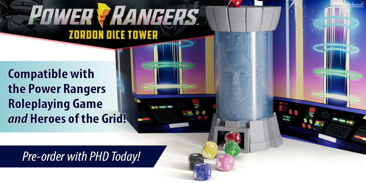 Power Rangers Zordon Dice Tower & GM Screen — Renegade Game Studios