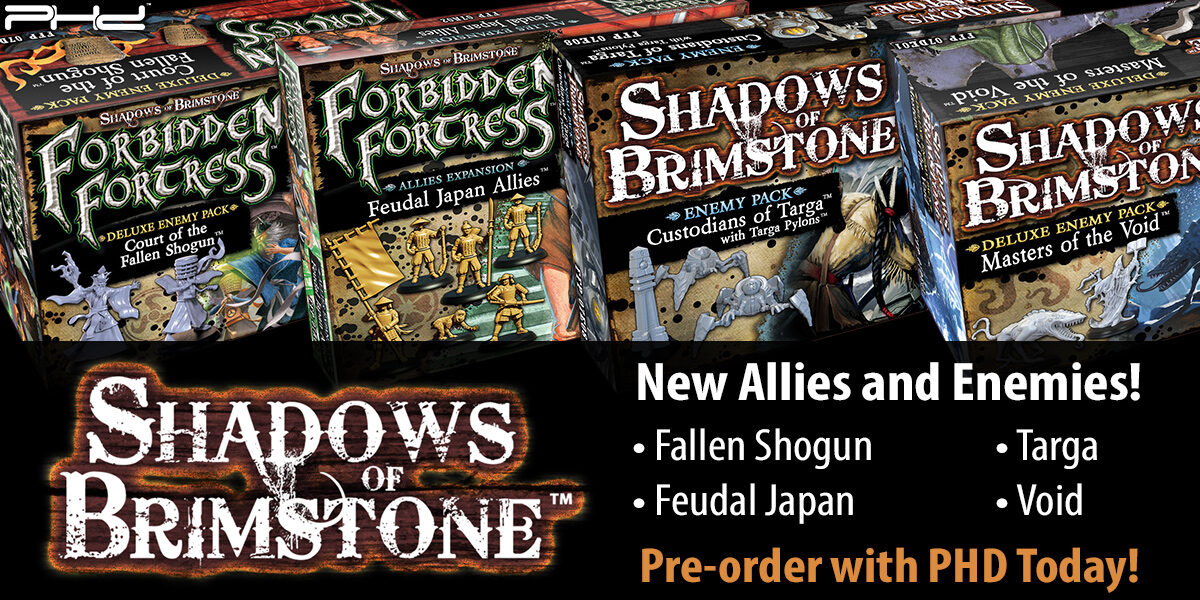 Shadows of Brimstone: Feudal Japan Allies, Masters of the Void, & More — Flying Frog Productions